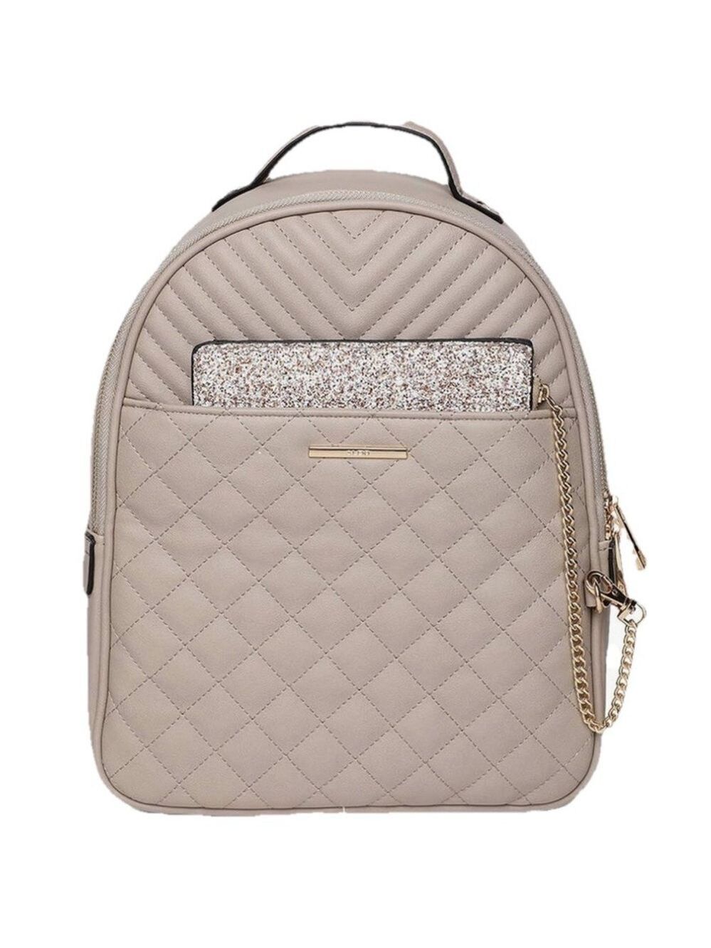 Aldo Auricelle Frappe and Gold Glitter Combo Backpack